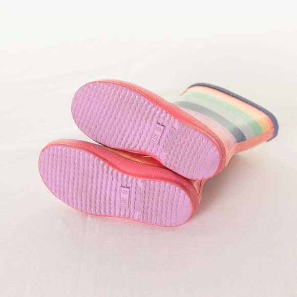 Hunter Kids Rainbow Glitter Rain Boots Toddler/Kids Unisex Size UK 8 / US 9B 10G - Picture 10 of 10